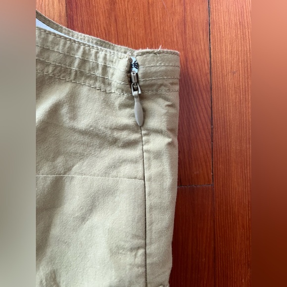 NWT Madewell Plus Ruffled One-Shoulder Midi Dress 18W Tan Khaki - Picture 6 of 6